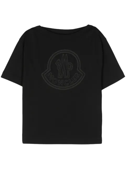Moncler logo-patch cotton T-shirt