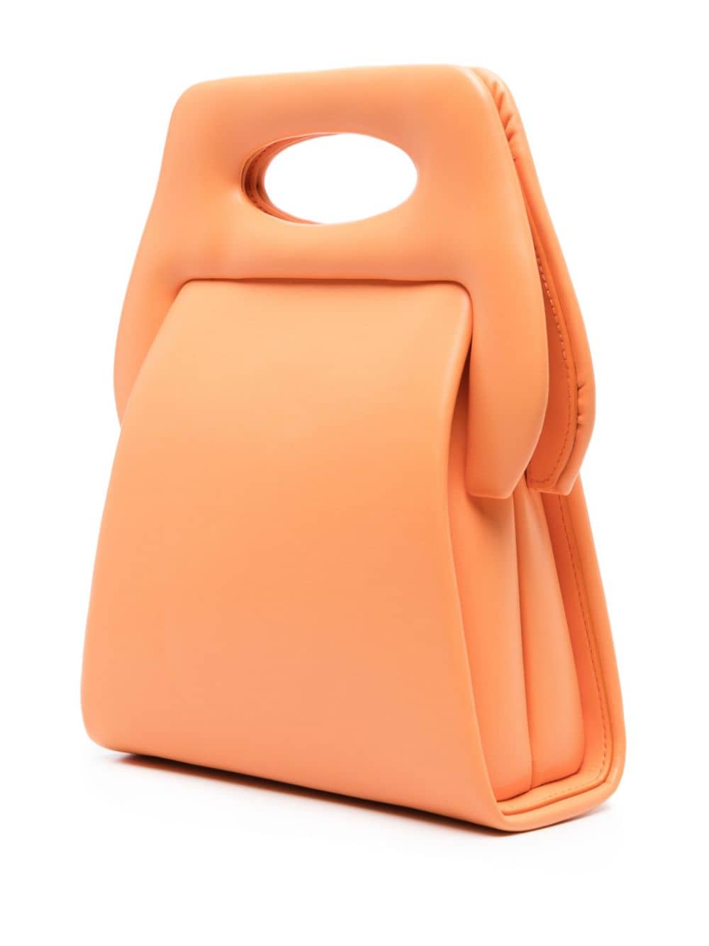 Shop Themoirè Clori Faux-leather Tote Bag In Orange