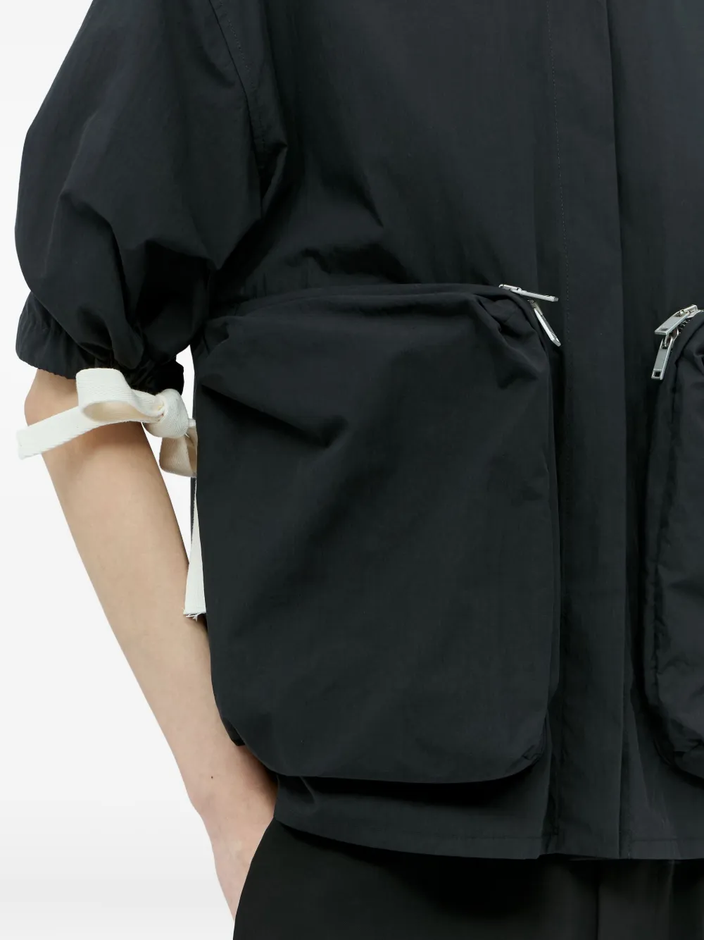 Jil Sander Patch Pocket shirt Zwart