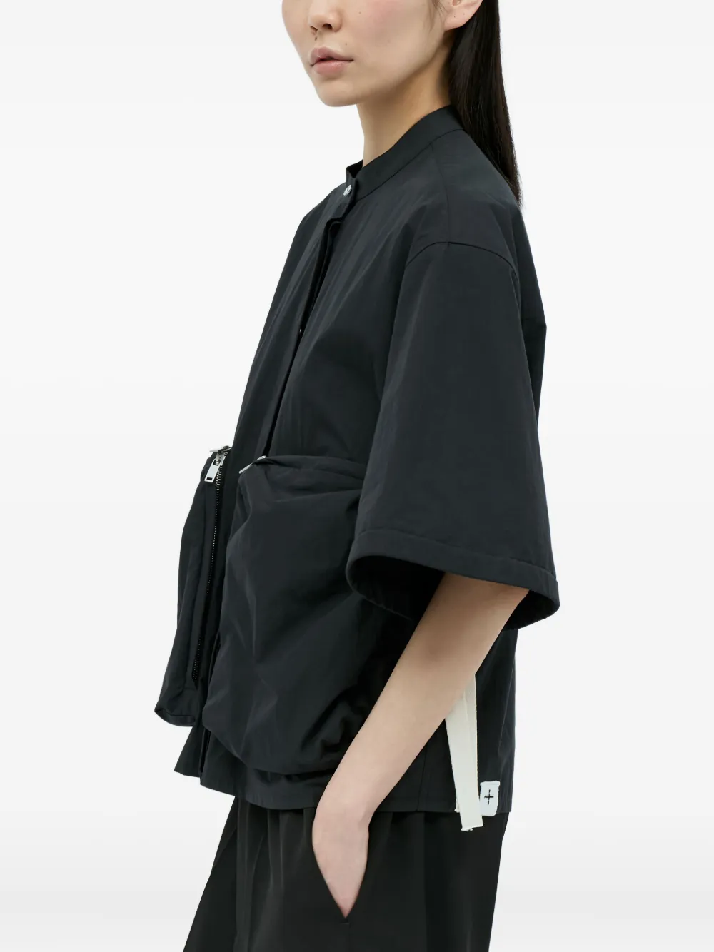 Jil Sander Patch Pocket shirt Zwart