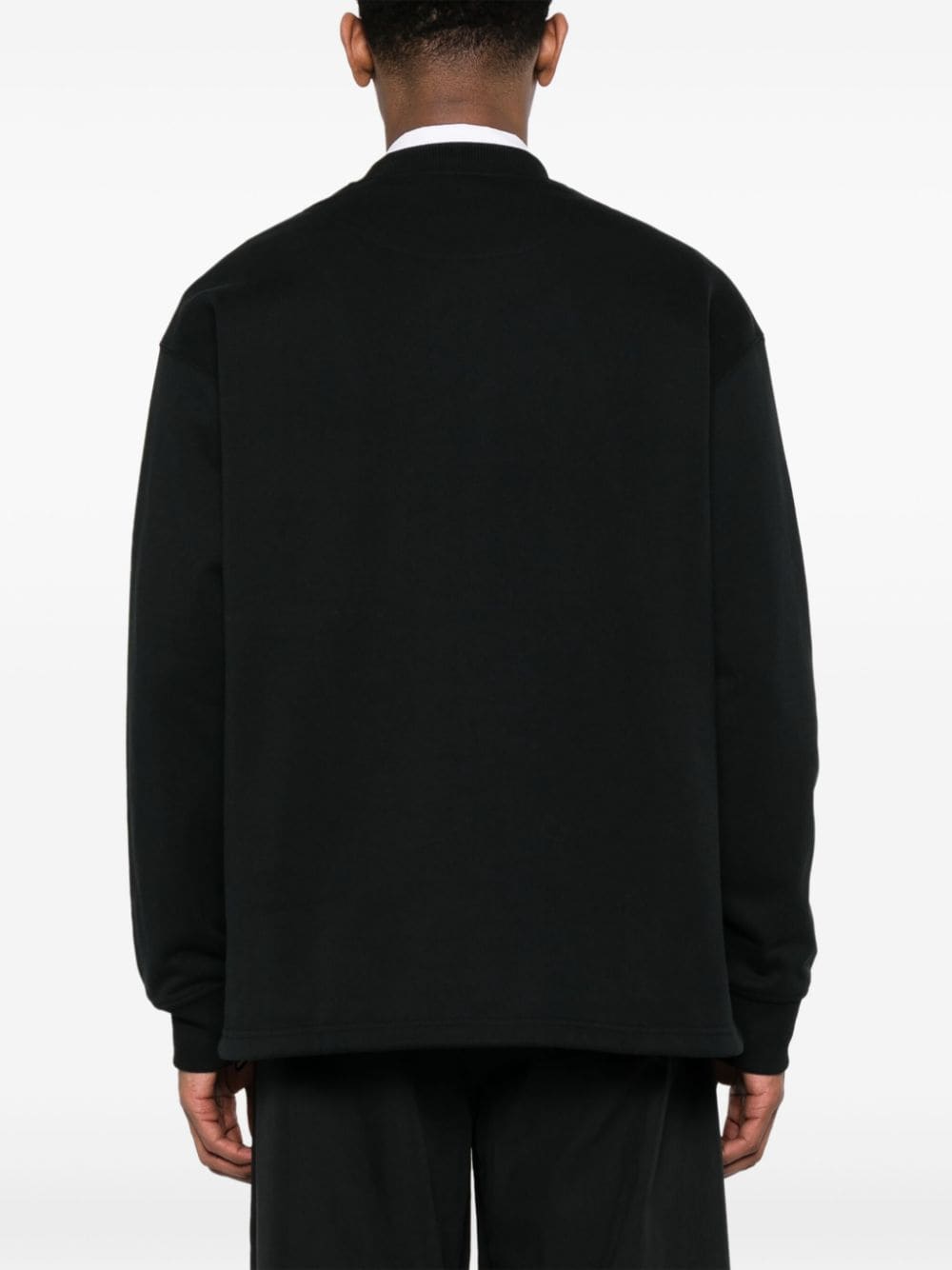 Shop Y-3 Logo-print Sweatshirt In 黑色