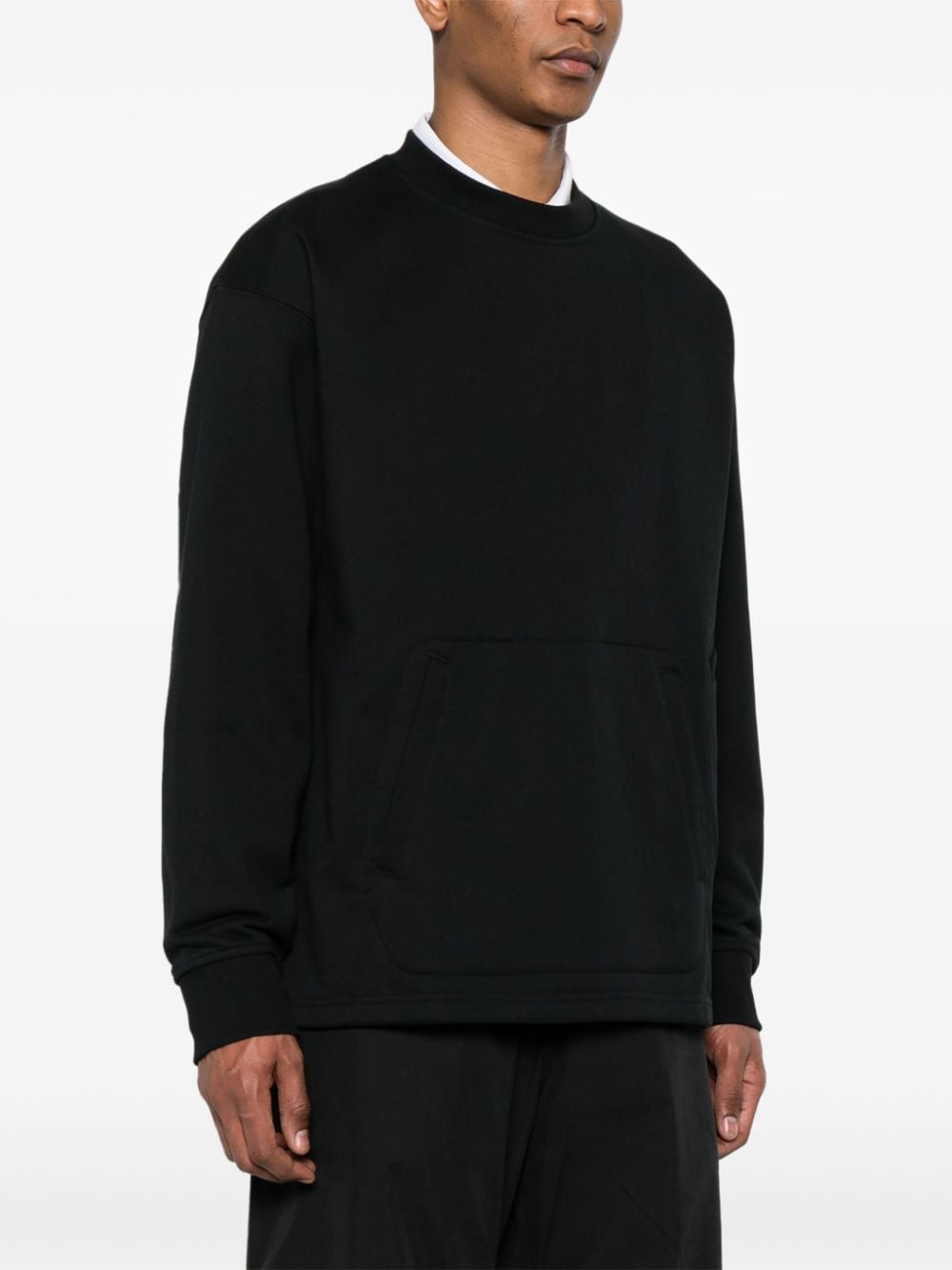 Shop Y-3 Logo-print Sweatshirt In 黑色