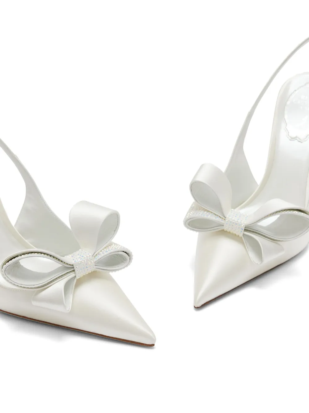 René Caovilla 105mm Arabella pumps White