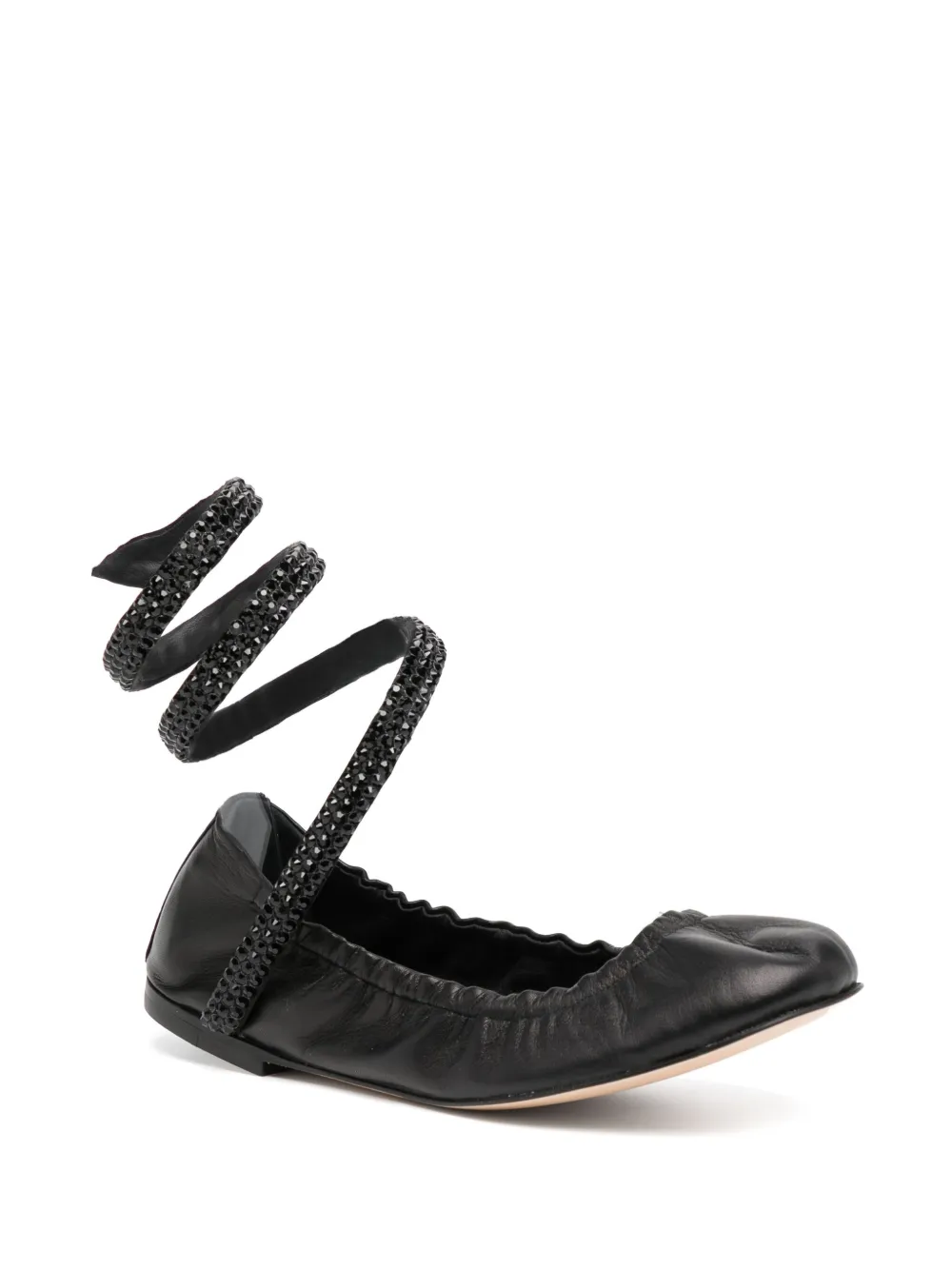 René Caovilla Cleo ballet flat Zwart