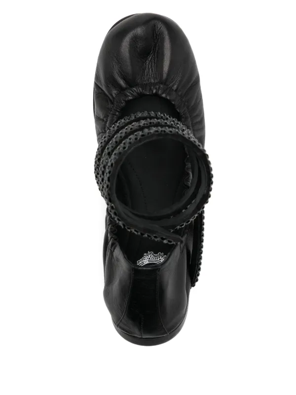 René Caovilla Cleo フラットシューズ | ブラック | FARFETCH JP