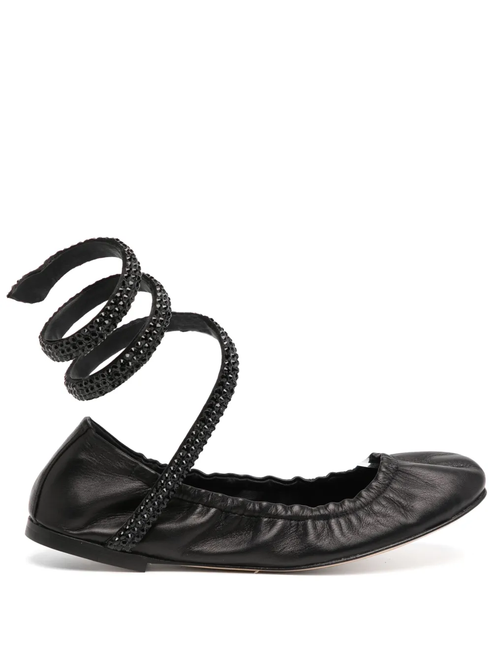 René Caovilla Cleo ballet flat Zwart