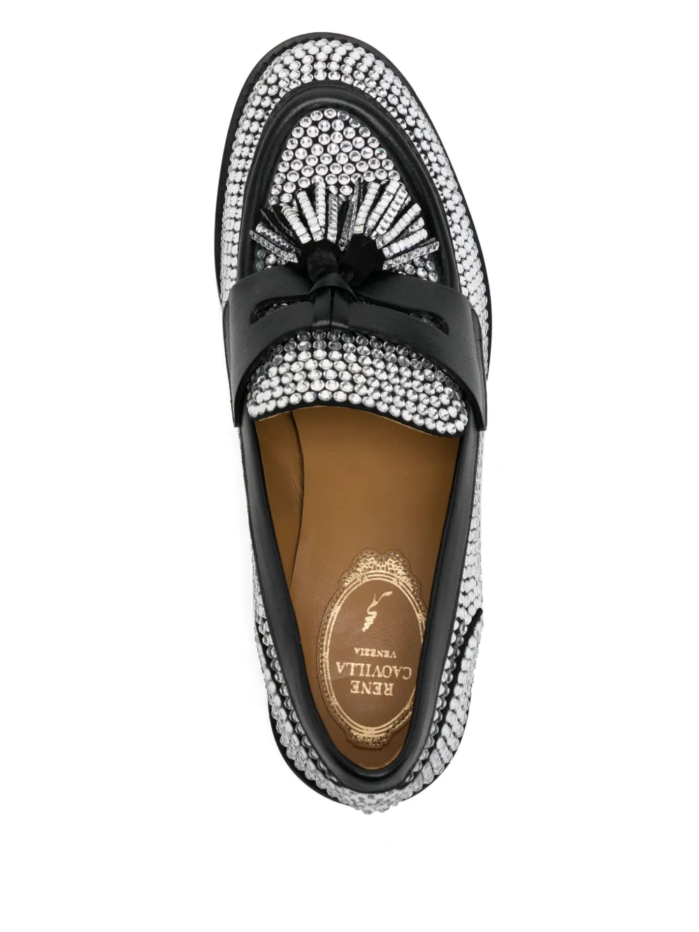 René Caovilla Morgana loafers Silver