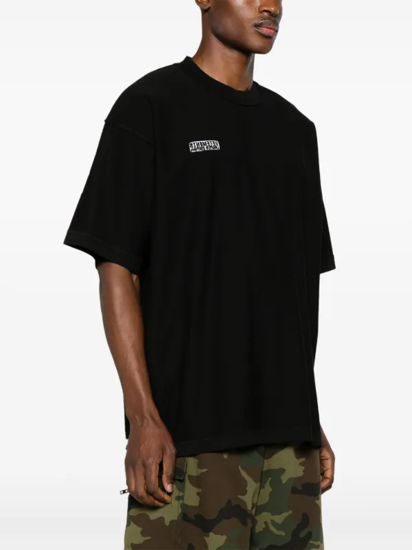 VETEMENTS Inside-Out Cotton T-shirt | Black | FARFETCH