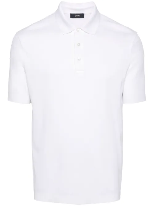 Herno polo en coton - Blanc - Herno - Modalova