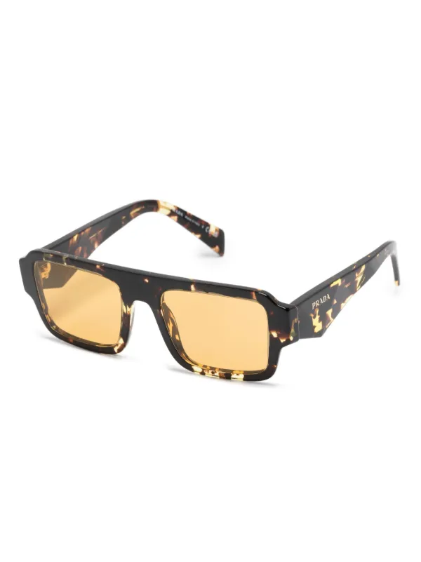 Prada Eyewear オーバーサイズフレーム サングラス | ブラック