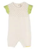 Gensami kids panelled-design shorties - Neutrals