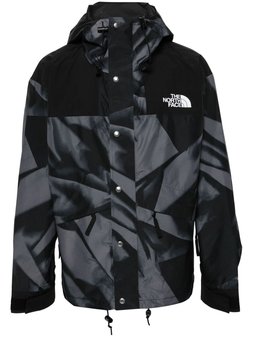 Shop The North Face Logo-print Hooded Jacket In Schwarz