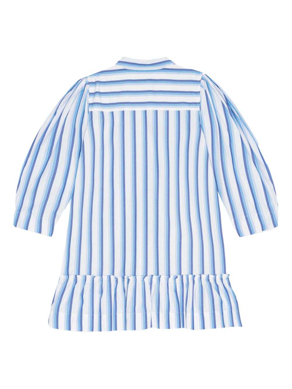 GANNI striped organic cotton shirtdress Women