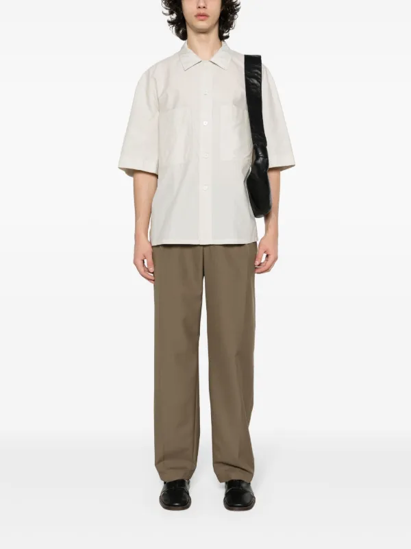 LEMAIRE スプレッドカラー シャツ | ニュートラル | FARFETCH JP