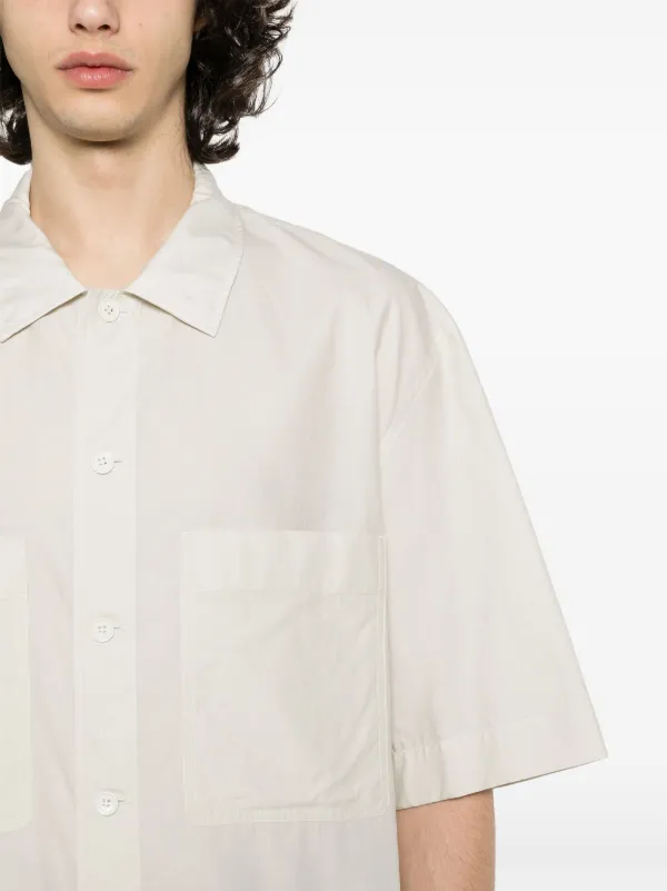 LEMAIRE スプレッドカラー シャツ | ニュートラル | FARFETCH JP