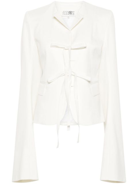 MM6 Maison Margiela extra-long-sleeves twill blazer Women