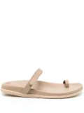 Ancient Greek Sandals leather ring flip flops - Neutrals