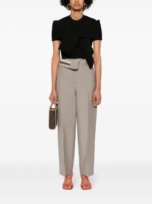 パンツ FENDI Woman Pants Grey FR6540S9A F0U6W Fendi Jogging Pants in Grey Cotton - Fendi - Women | WE IN STYLE