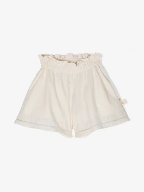 ETRO KIDS paperbag-waist straight-leg shorts