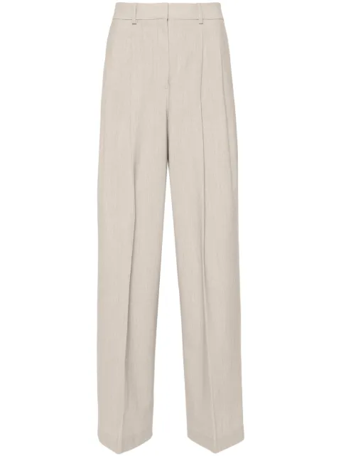 Theory pleated wide trousers