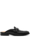 Sartore Corvara leather mules - Black