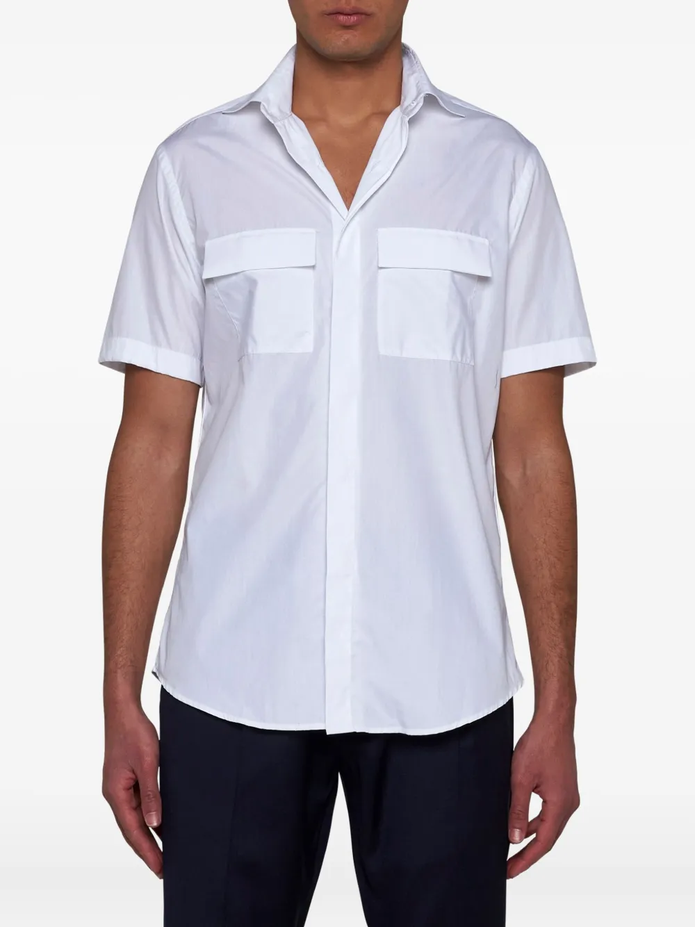 Low Brand cotton shirt Wit