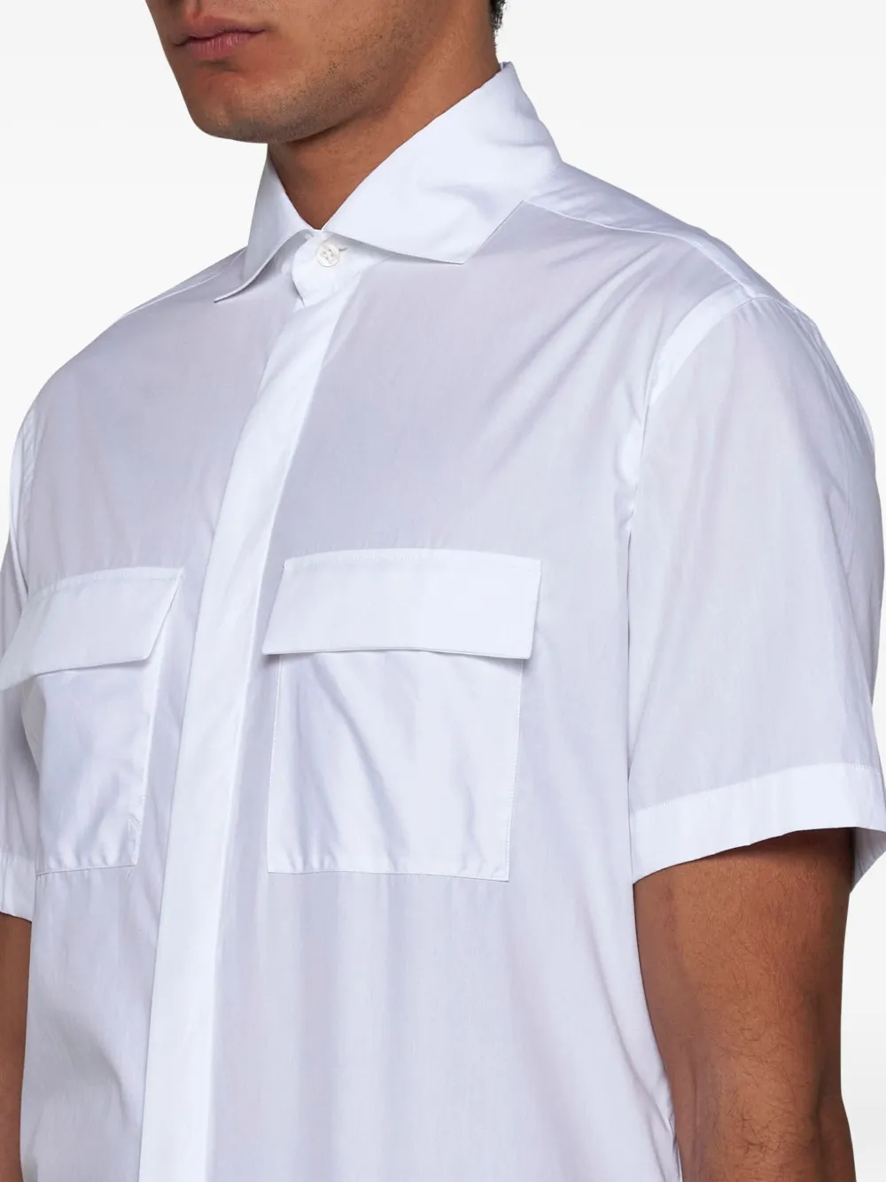Low Brand cotton shirt Wit
