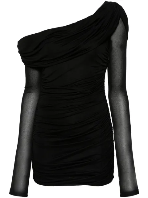 Blumarine draped mini dress