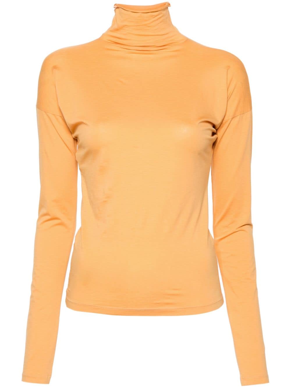 LEMAIRE Jersey pullover met hoge hals Oranje