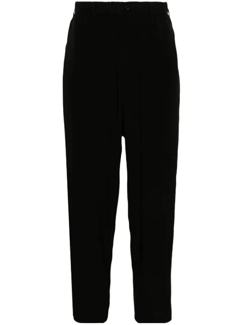 Yohji Yamamoto drawstring tapered trousers