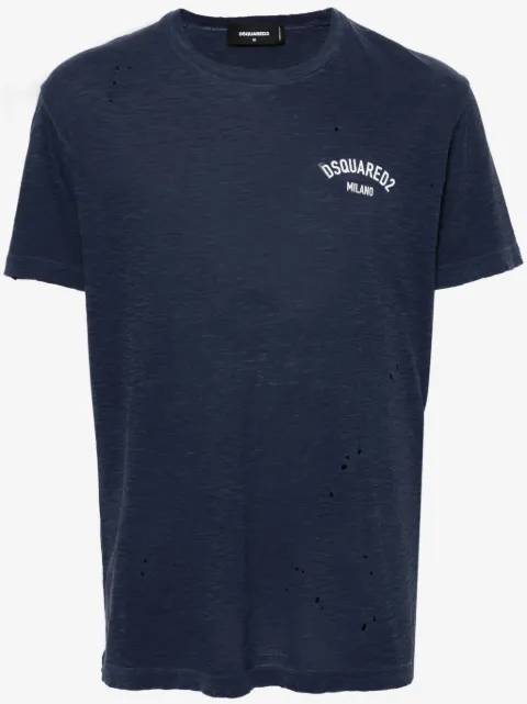 DSQUARED2 logo-print cotton T-shirt