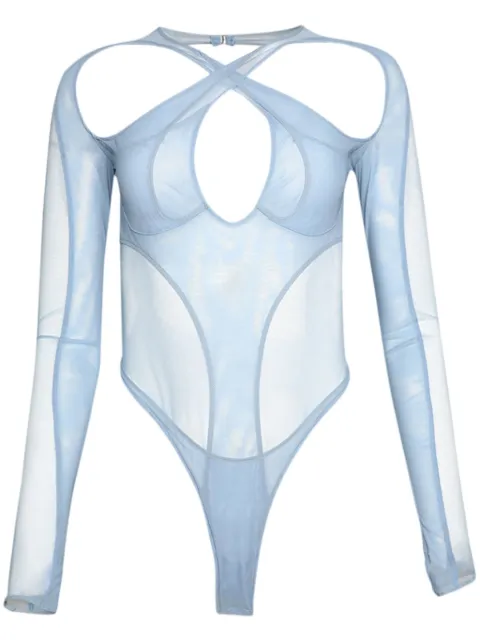 Mugler body superposé à découpes