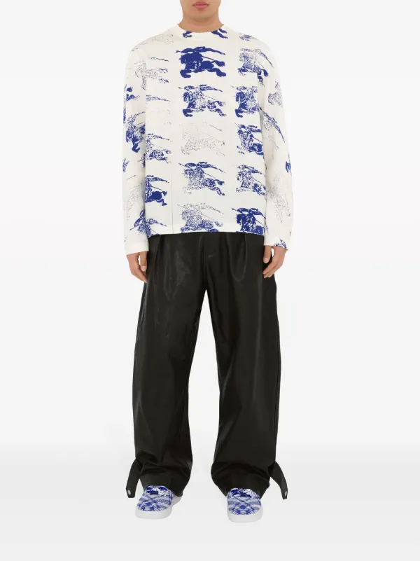 Burberry EKD-print Cotton T-shirt | White | FARFETCH