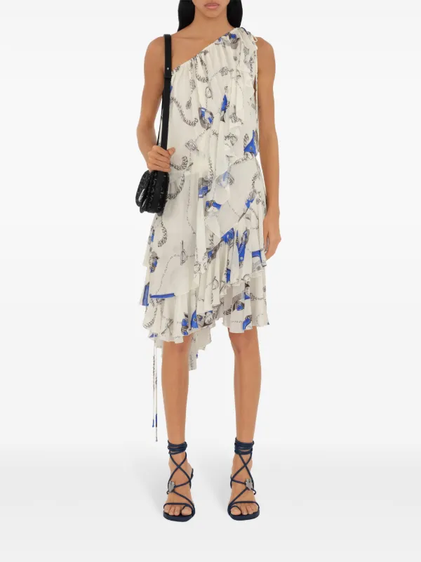 princess polly baby blue dress AX Paris Orange & Pink Floral Print Waist Cut Out Midi Dress main image 1