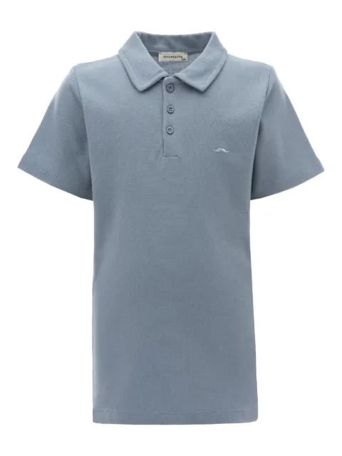 Moustache cotton-piqué polo shirt