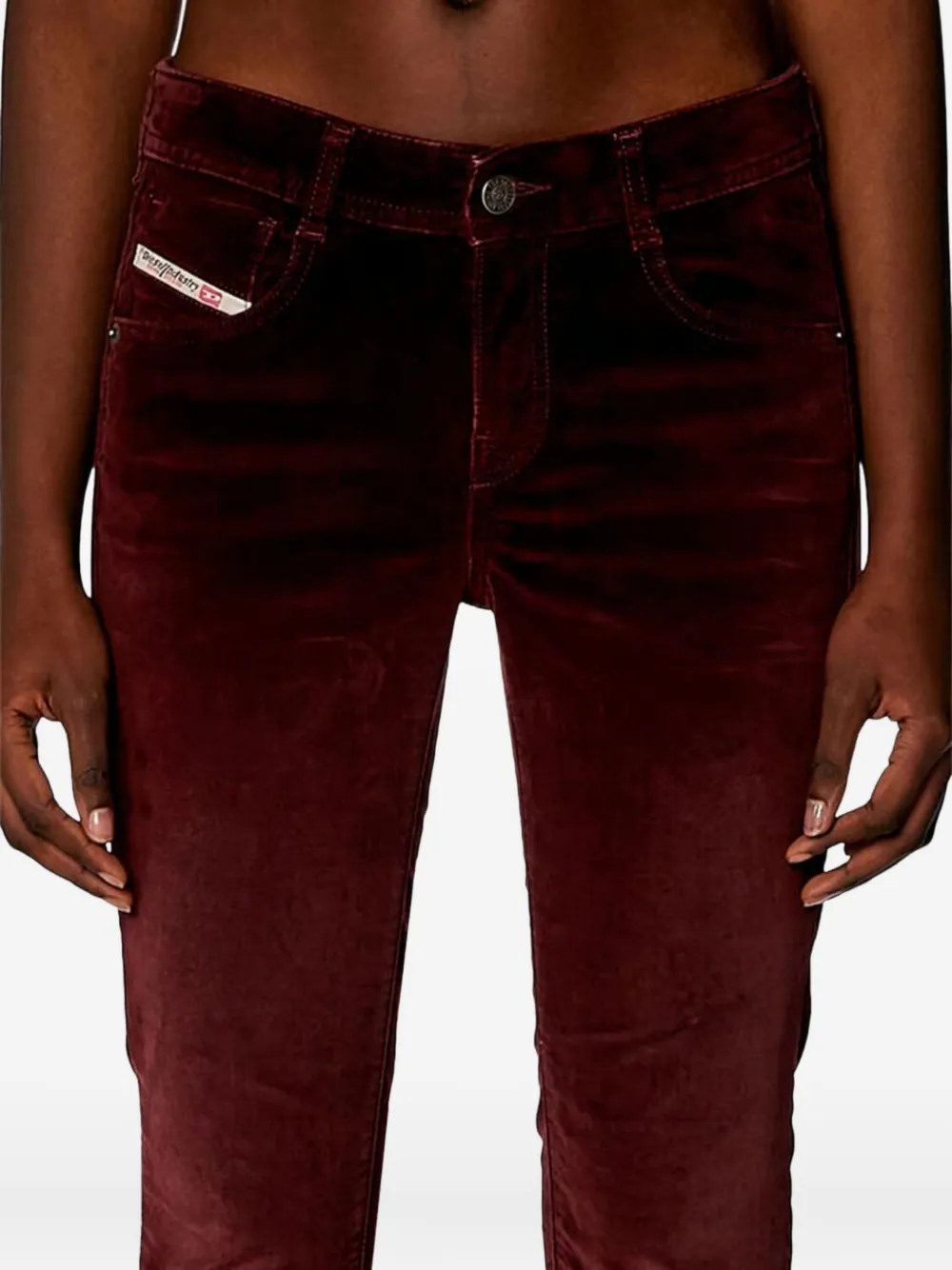 Diesel 1969 D-ebbey Jeans In Red