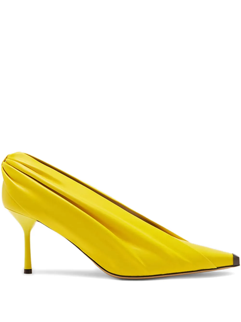 Christopher Esber Banana Pointed-toe Pumps In Yellow
