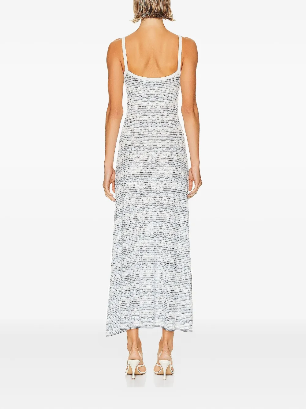 Christopher Esber Palais Geometric-patterned Midi Dress In Multi