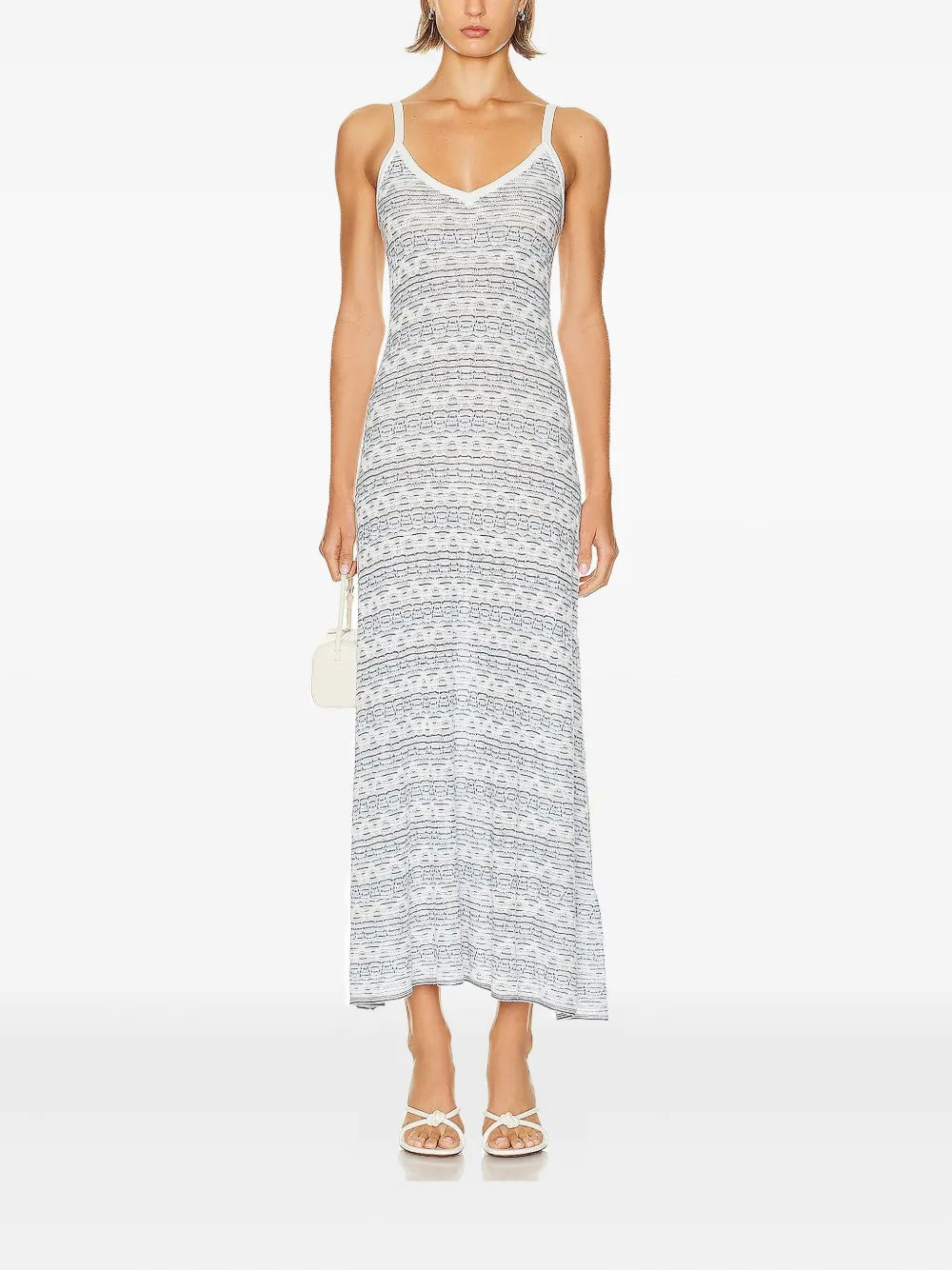 Christopher Esber Palais Geometric-patterned Midi Dress In Multi