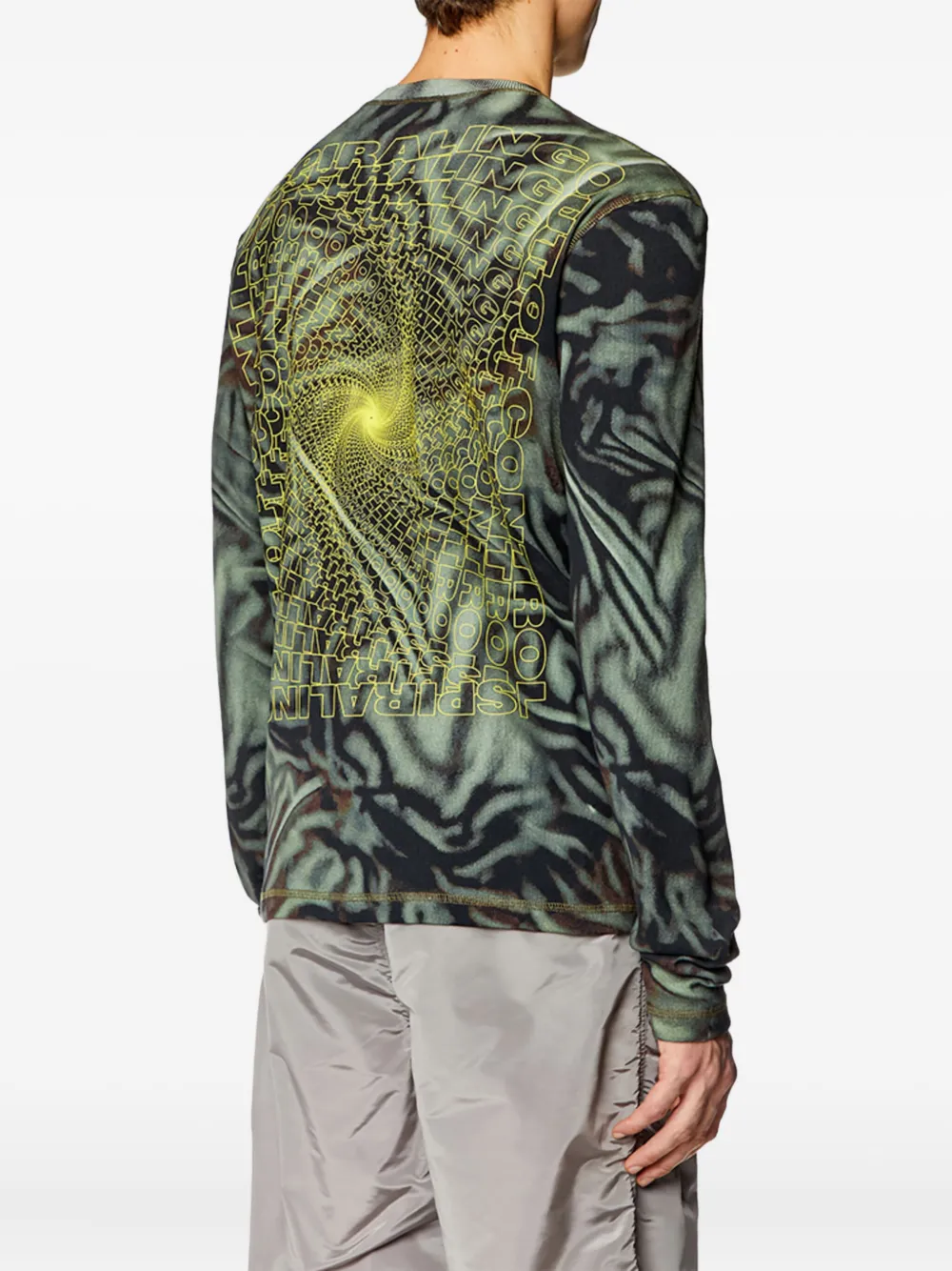 Diesel T-ser T-shirt Groen