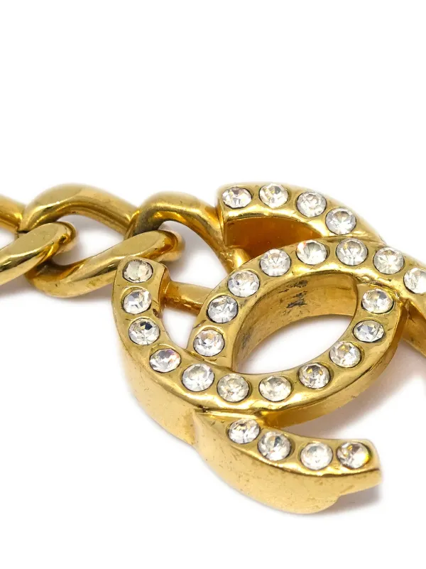 CHANEL Pre-Owned 1996 ターンロック ブレスレット | ゴールドトーン