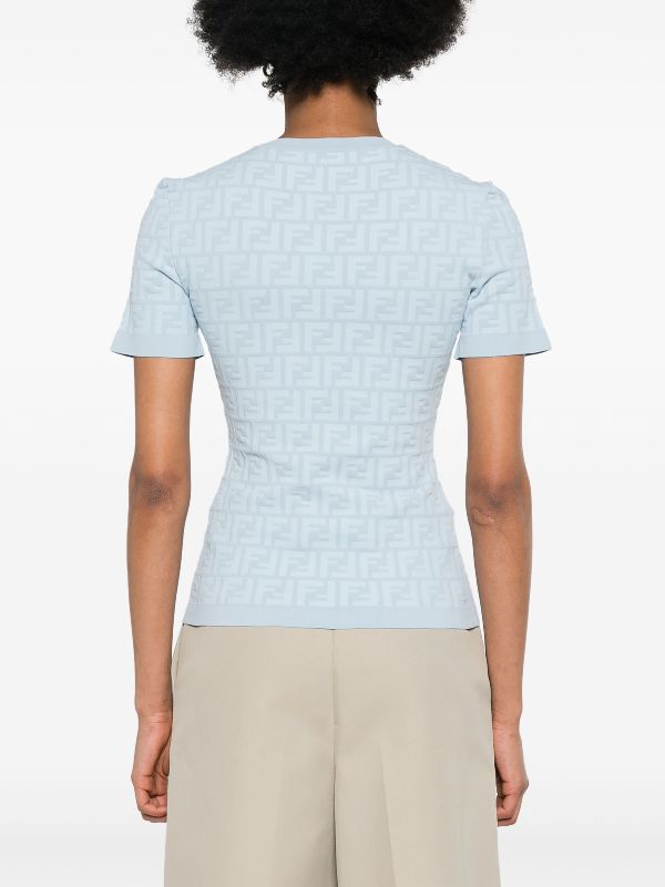 FENDI embossed-FF T-shirt - Farfetch