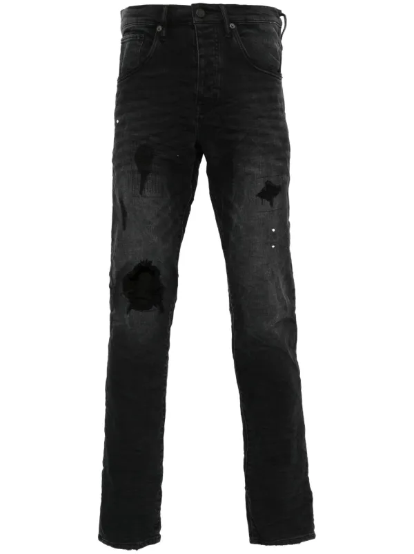 Purple Brand mid-rise Skinny Jeans | Black | FARFETCH