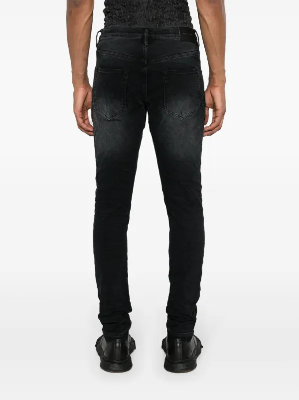 Purple Brand mid-rise Skinny Jeans | Black | FARFETCH