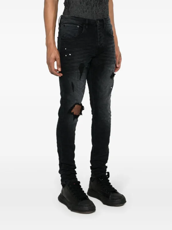 Purple Brand mid-rise Skinny Jeans | Black | FARFETCH
