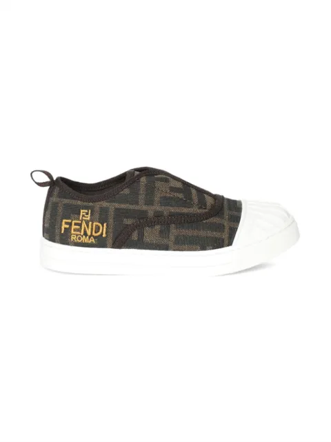 Fendi Kids FF 패턴 스니커즈