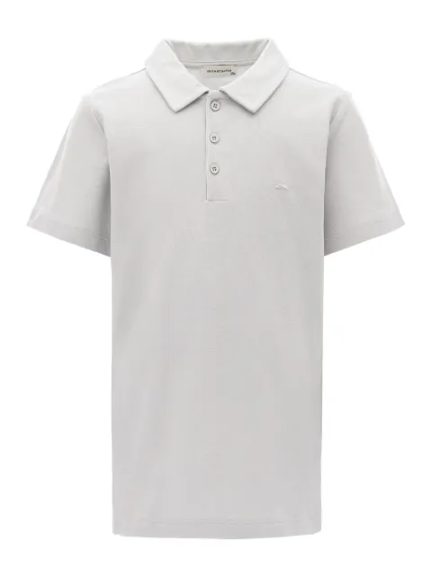 Moustache polo à logo brodé