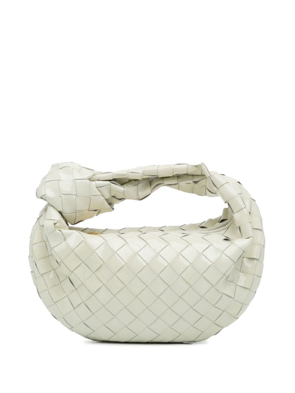 Pre-owned Bottega Veneta 2012-2023 Mini Jodie Handbag In White