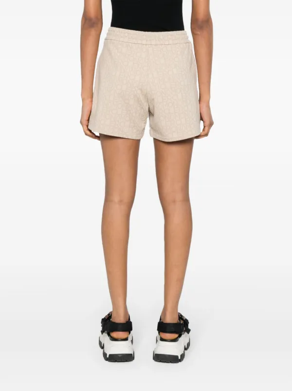 Moncler Monogram Jacquard Shorts | Neutrals | FARFETCH TR