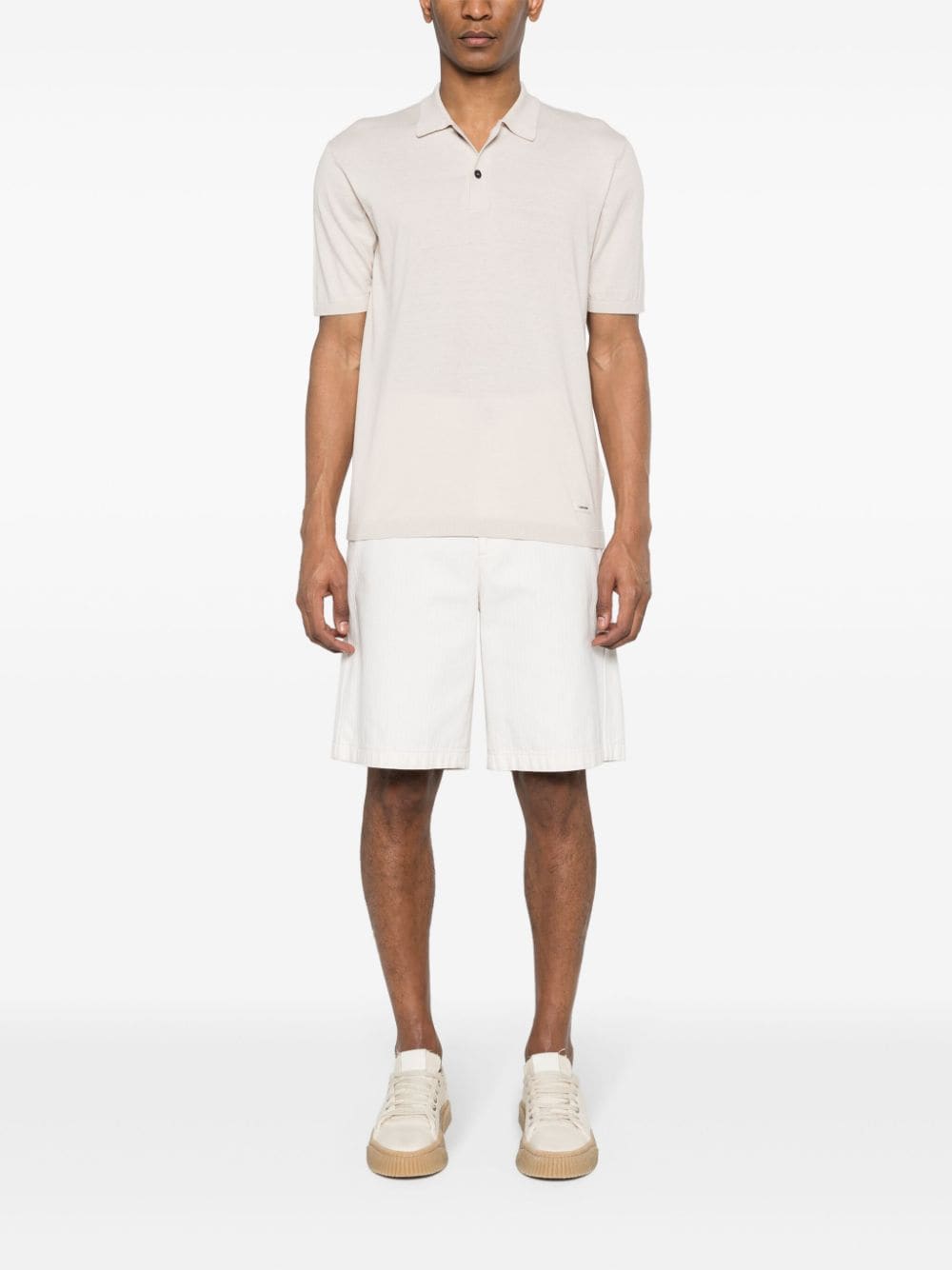 Calvin Klein Poloshirt met logo - Beige